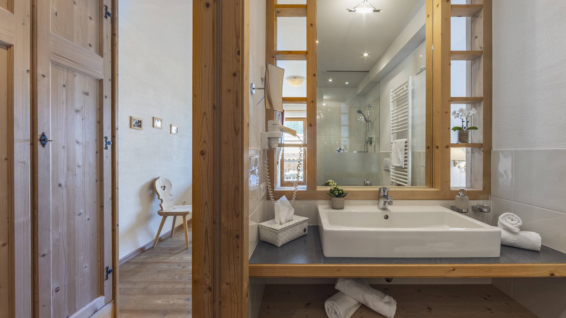 Doppelzimmer Bad Familienalm & Almchalets Taser Alm