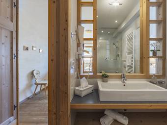 Doppelzimmer Bad Familienalm & Almchalets Taser Alm