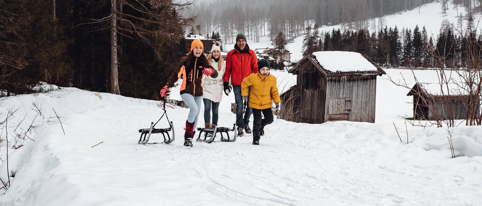 Vacanze invernali con bambini? Solo in Alto Adige!