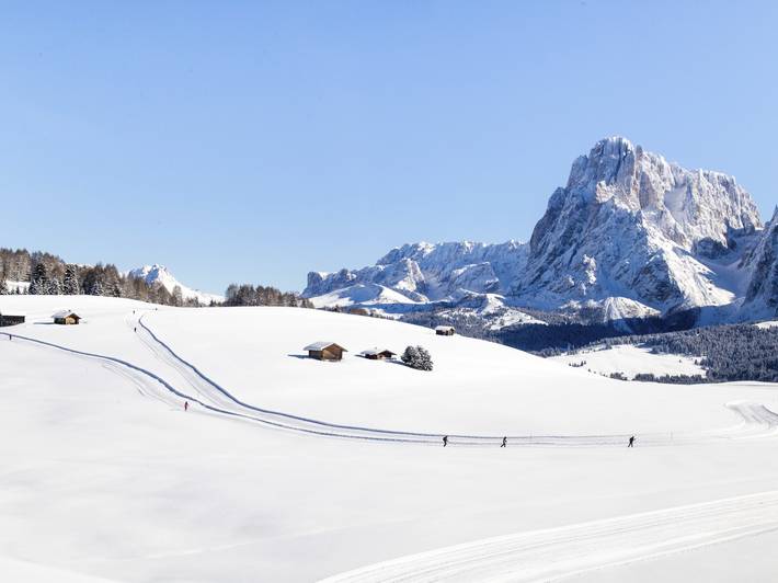 Winterwandern im Dolomiten UNESCO Welterbe Winterwandern im Dolomiten UNESCO Welterbe