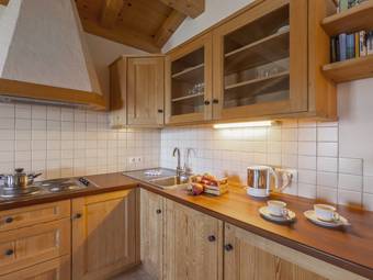 Lodnerspitze Küche Familienalm & Almchalets Taser Alm