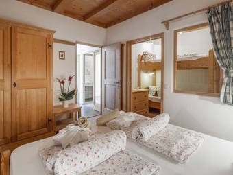Mutspitze Schlafzimmer Familienalm & Almchalets Taser Alm